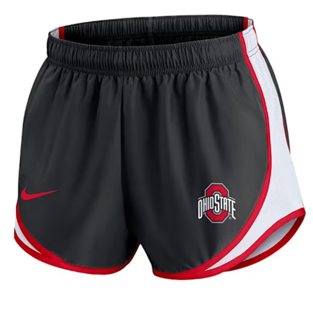 NWT - NIKE OHIO STATE BUCKEYES WOMENS BLACK TEMPO SHORTS - size Small